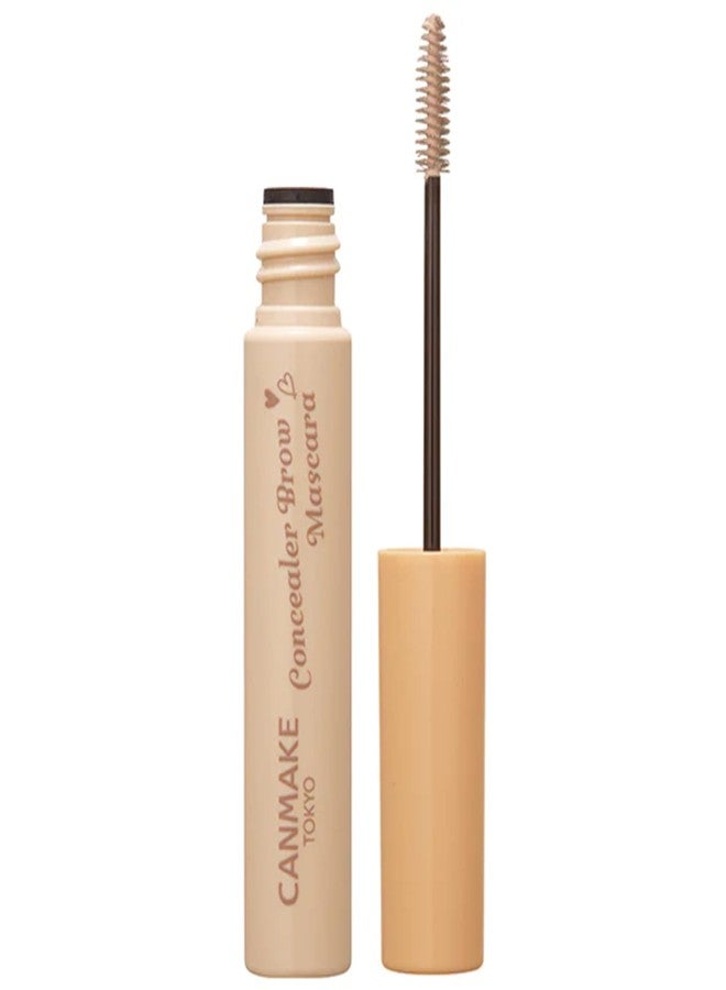 كان ميك كانميك - ماسكارا كونسيلر للحواجب - مزيج ناعم بلمسة نهائية سلسة - 0.14 أونصة (4 غرام) (02 أبيض بيج) - Image 1